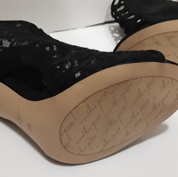 🔥NIB Daya by Zendaya Lace Open Toe Bootie - Picture 5 of 10